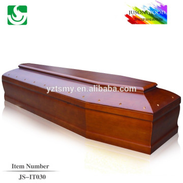 solid wood Italian style coffins